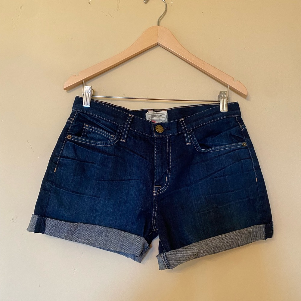 Current/Elliott Cuffed Denim Shorts